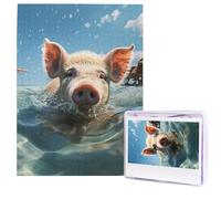 Smiling Puzzle for Adults 500 Pieces Personalized Jigsaw Puzzles from Photos, Challenging Puzzle Perfect for Game Nights, Wooden Puzzles Gift for Holiday Birthday