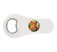 'Smiling Red Squirrel' Bottle Opener Fridge Magnet (BO00090136)