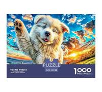 Smiling Samoyed Jigsaw Puzzle for Adults And Teenagers, Impossible 1000 Piece Puzzle, Mindfulness & Family Fun Activity, Challenging Puzzle Game 52x38cm/1000pcs