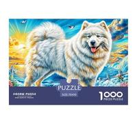 Smiling Samoyed Jigsaw Puzzle for Adults And Teenagers, Impossible 1000 Piece Puzzle, Mindfulness & Family Fun Activity, Challenging Puzzle Game 70x50cm/1000pcs
