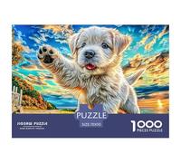 Smiling Samoyed Jigsaw Puzzle for Adults And Teenagers, Impossible 1000 Piece Puzzle, Mindfulness & Family Fun Activity, Challenging Puzzle Game 70x50cm/1000pcs