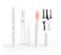 Smiling Shark Heated Eyelash Curler, 360° Electric Eyelash Brush with 3 Heating Modes & 5 Seconds Heating Extender/Definition/Curler 3-in-1 Eyelash Curler Suitable for All Eyelashes