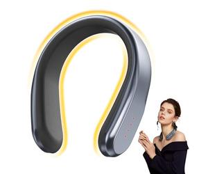 Smiling Shark Neck Warmer, Rechargeable Neck & Hand Warmer Professional Adjustable 4 Set Temperatures(45℃-60℃) Perfect for Outdoor Indoor Adults Childs Elders Camping Sports Fishing