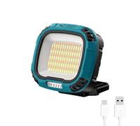 Smiling Shark Work Light, Portable Working Lights 5000mAh Rechargeable Waterproof Drop Resistant 18 Light Modes 4000 Lumen Cordless LED Work Lamp with Magnetic for Camping Outdoor Garage