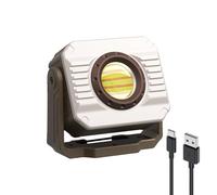 Smiling Shark Work Lights, Portable Working Light 5000mAh Rechargeable Drop Resistant Adjustable 3 Light Mode 360°Rotatable LED Worklight with Magnetic for Camp Outdoor Garage