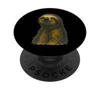 Smiling Sloth Cartoon PopSockets Adhesive PopGrip