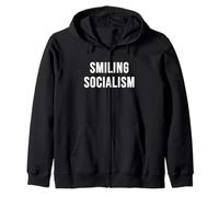 Smiling Socialism Zip Hoodie