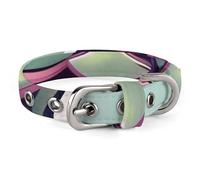Smiling Succulents Collar Easy-Fastening Buckle，Pet Supplies Adjustable ，Dog Collar The D-Ring Design Allows for Towing Or Hanging Tags，for Small to Medium-Sized Dogs.