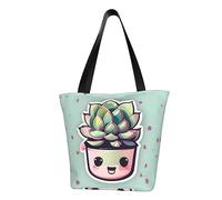 Smiling Succulents Women's shoulder handbag, crossbody shoulder bag, weekend travel shopping shoulder bag