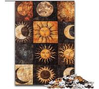 Smiling Sun Collage JigsawPuzzle 1000 Pieces for Teenagers, Fun Games Wall Decoration Unique Birthday And Xmas Gifts (50x75cm)
