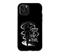 Smiling Through Plot Twists - Women's Empowerment Design Case for iPhone 11 Pro
