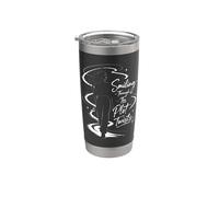 Smiling Through Plot Twists - Women's Empowerment Design Stainless Steel Insulated Tumbler