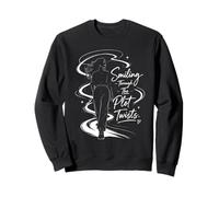Smiling Through Plot Twists - Women's Empowerment Design Sweatshirt