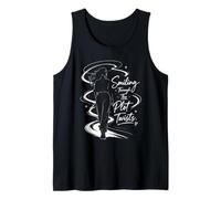 Smiling Through Plot Twists - Women's Empowerment Design Tank Top