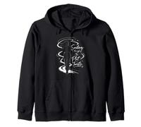 Smiling Through Plot Twists - Women's Empowerment Design Zip Hoodie