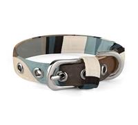Smiling Woman Drawing Collar Easy-Fastening Buckle，Pet Supplies Adjustable ，Dog Collar The D-Ring Design Allows for Towing Or Hanging Tags，for Small to Medium-Sized Dogs.