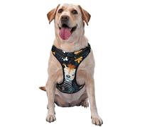 Smiling Zebra Medium Printed pet Traction Vest for Pets to wear When Walking The Dog or Climbing Mountains