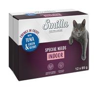 Smilla Special Needs Pouches Indoor Chunks with Gravy - Tuna & Green Beans (12 x 85g)