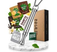 Smilo & Bron® Smoke-free necklace smoking cessation I adjustable resistance smoking cessation with fruit mix pack taste filter I anti smoke aid replacement for Zigar