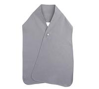 Smilo Lifelong Dinner Scarf - Elegant Adult Bib with Magnetic Closure - Washable Bib for Adults - Discreet Stain Protection for Everyday Use, Care & Seniors - Grey