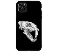 Smilodon Skull Saber Toothed Cat Ice Age Fossil Case for iPhone 11 Pro Max