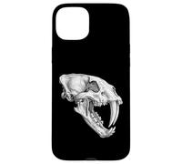 Smilodon Skull Saber Toothed Cat Ice Age Fossil Case for iPhone 15 Plus