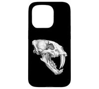 Smilodon Skull Saber Toothed Cat Ice Age Fossil Case for iPhone 15 Pro
