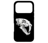 Smilodon Skull Saber Toothed Cat Ice Age Fossil Case for iPhone 17 Pro