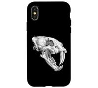 Smilodon Skull Saber Toothed Cat Ice Age Fossil Case for iPhone X/XS