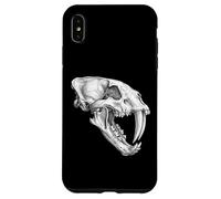 Smilodon Skull Saber Toothed Cat Ice Age Fossil Case for iPhone XS Max