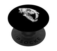 Smilodon Skull Saber Toothed Cat Ice Age Fossil PopSockets Adhesive PopGrip