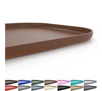 SMILOOL Pet Food Mat Silicone Pet Food Mat with Raised Edge for Food and Water Dog Bowl Placemat for Cat Bowls High Edge
