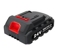 SMILOVII 24V Battery for Power Tools, 2000 mAh Rechargeable Battery for Strimmer/Hedge Trimmer/Cutter/Drill/Grass/Chainsaw/Hammer Drill - Same as for Makita and Voerjia interface