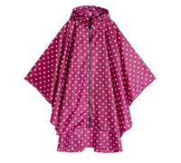 smily Reusable Raincoat Waterproof Breathable Portable Rain Cape for Camping Hiking Fishing - - One Size