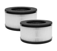 Smilyan 2 Pack BS-01 HEPA Filter Replacement Compatible for Slevoo BS-01 Air Purifiers，3-in-1 BS01 HEPA Air Filter Replacement
