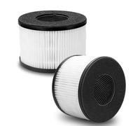 Smilyan BS-03 True HEPA Replacement Filter for PARTU and Slevoo BS03 HEPA Air Purifier, 3-in-1 Filtration System, 2 Pack (Not Fit for BS-01)