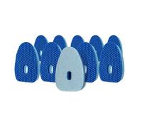 Smilyeez Blue Dotted Non-Scratch Scrubbing Sponge Refill for use with The Dish Daddy (Reg. TM) Dishwand - (10 Pack) Replacement Head