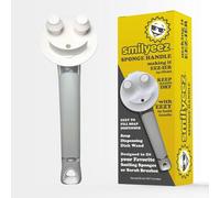 Smilyeez Daddy Handle Soap Dispensing Handle for Scrub Daddy Sponge (White) Second Generation