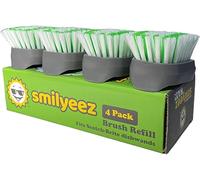 Smilyeez Replacement for Scotch Brite, 4-Pack, Makes Your Dishwand Like New, Dishwand Brush Refills, Easy to Install