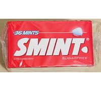 SMINT 36 MINTS STRAWBERRY SUGAR FREE 12 PACK