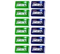 Smint Mixed Tin, 6 Peppermint & 6 Spearmint Flavour -12 Pack