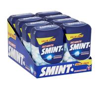 Smint Sugar Free Mints, Peppermint Flavour, Suitable for Vegetarians - 8 x 150 XL Bottles