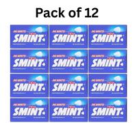 Smint XXL Peppermint Sugar-Free Mints - 12 Tins x25g | Extra-Large Freshness
