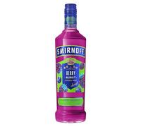 Smirnoff Berry Burst Flavoured Vodka | 37.5% vol | 70cl | Enjoy on the Rocks or in Cocktails & Mixed Drinks | Sweet & Juicy Berry Flavours Mixed with Smirnoff No. 21 Vodka