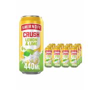 Smirnoff Crush Lemon & Lime Can Multipack, 12 x 440 ml