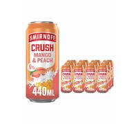 Smirnoff Crush Mango & Peach Can Multipack, 12 x 440 ml