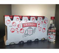 Smirnoff Strawberry Flavour Vodka Miniatures - 10 x 5cl