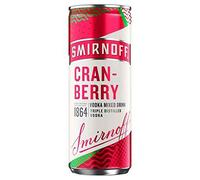 Smirnoff Vodka And Cranberry Juice, 250ml (Pack of 6)
