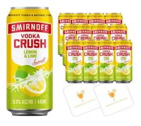 Smirnoff Vodka Crush Lemon & Lime | 12 Pack Cans