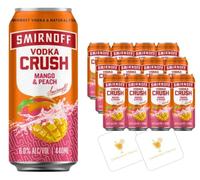 Smirnoff Vodka Crush Mango & Peach | 12 Pack Cans
